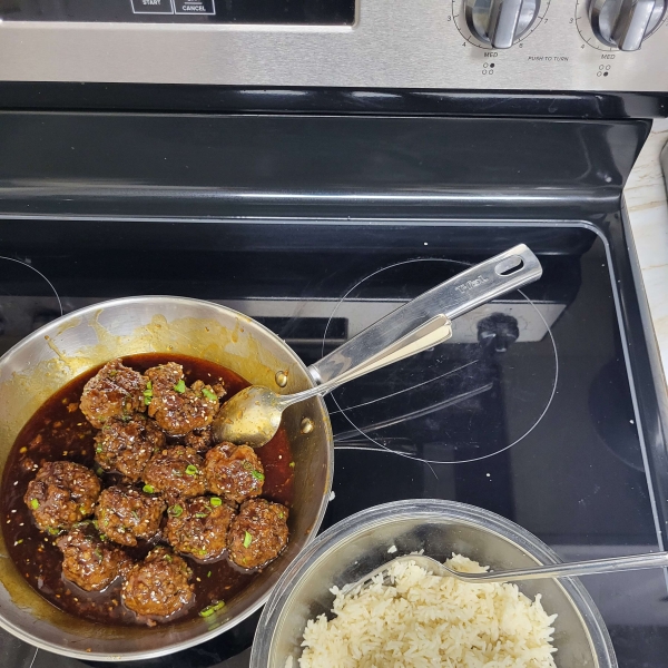 Korean Barbecue-Style Meatballs