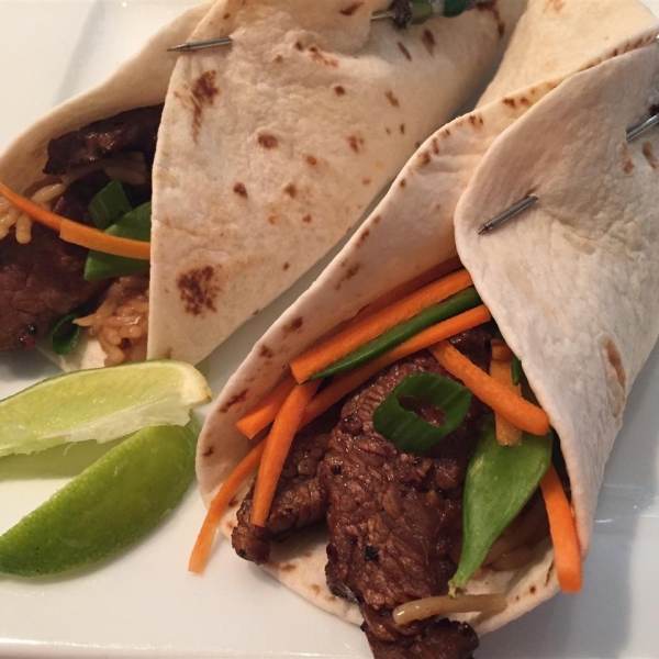Korean BBQ Beef Tacos
