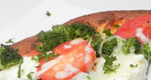 White Pizza with Broccoli