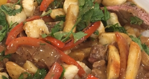 South Meets North Fajita Poutine