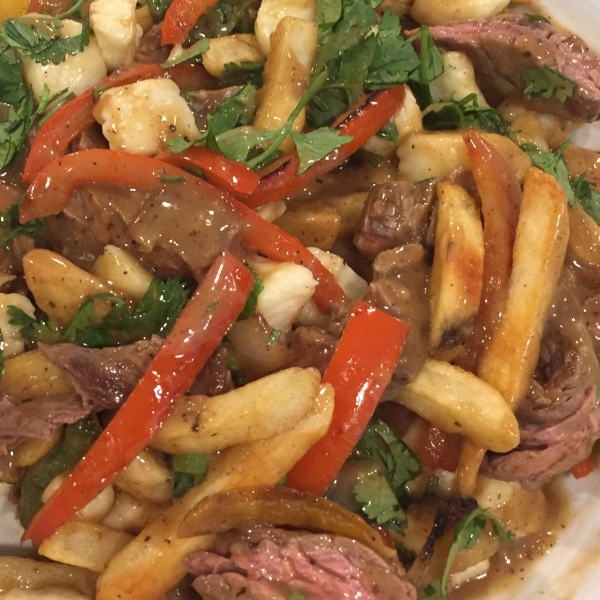 South Meets North Fajita Poutine