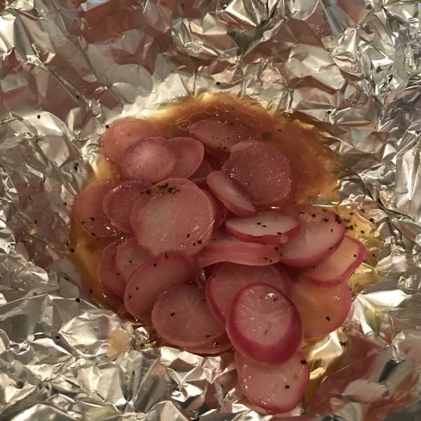 Grilled Radishes