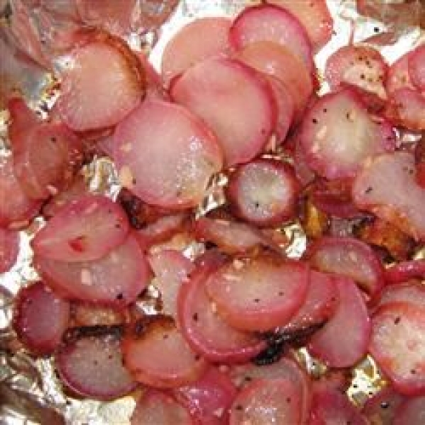 Grilled Radishes
