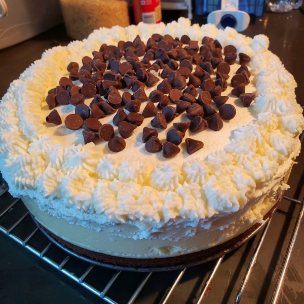Brownie Chocolate Chip Cheesecake