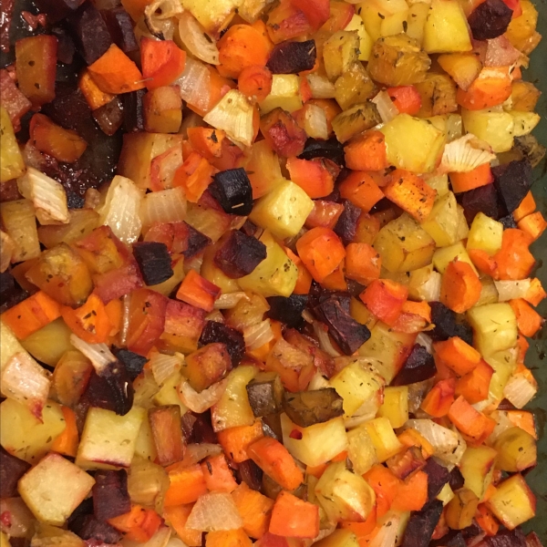 Savory Roasted Root Vegetables