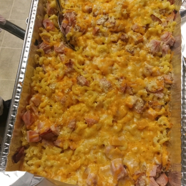 Ham and Cheese Pasta Casserole