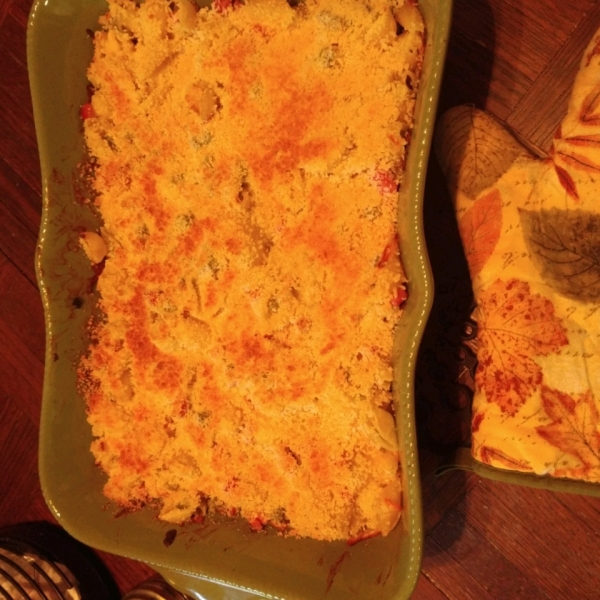 Ham and Cheese Pasta Casserole