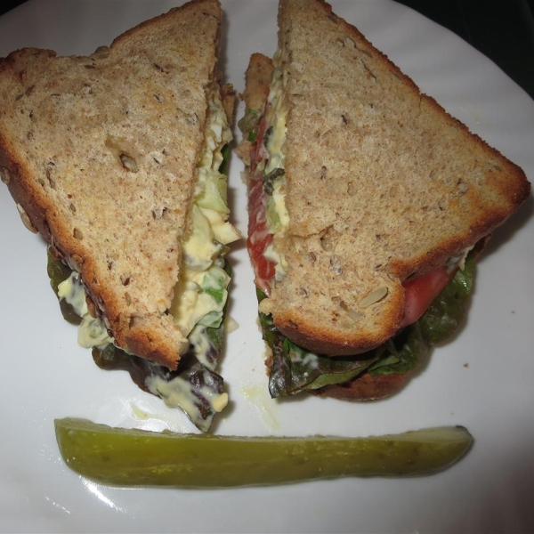 Pickled Egg Salad Sandwich