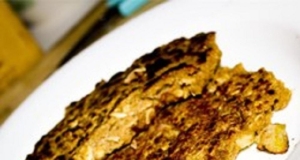 (No Sugar Added) Garbanzo Flour Pancakes with Apple