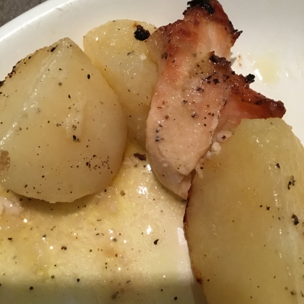 Lebanese Chicken and Potatoes