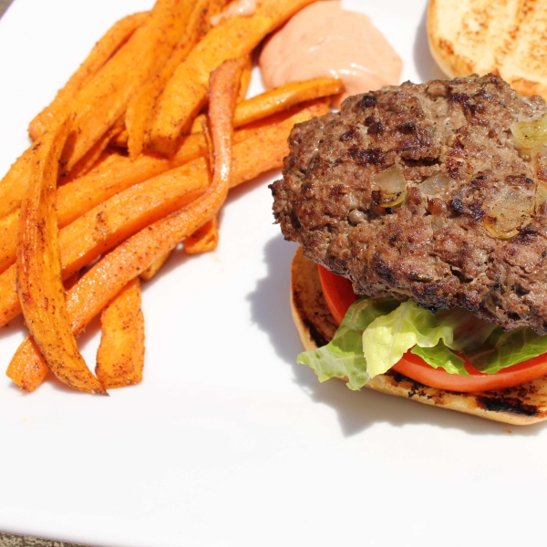 Garlic and Onion Burgers