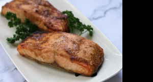 Air-Fried Frozen Salmon