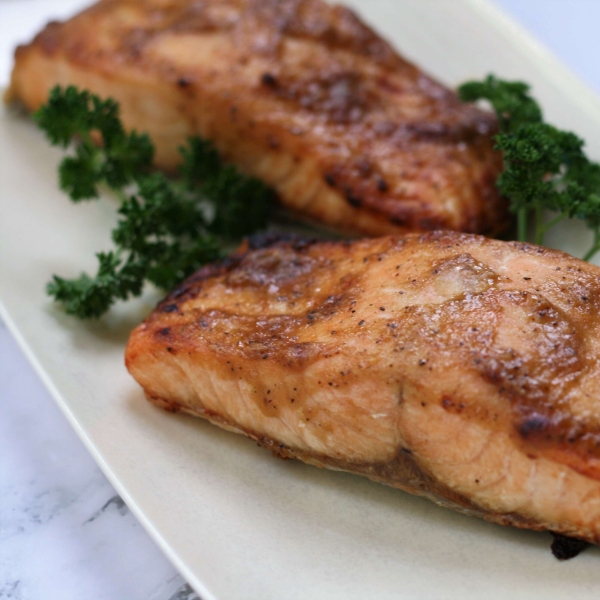 Air-Fried Frozen Salmon