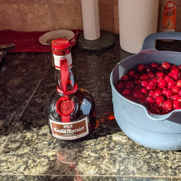 Cranberry Relish with Grand Marnier and Pecans