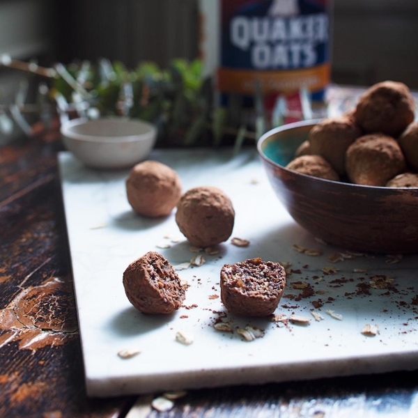 Dark Chocolate Mint Energy Bites