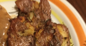 Smashed Rosemary Potatoes