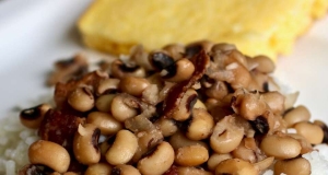 Slow Cooker Black-Eyed Peas with Bacon