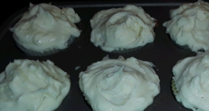 Buttery Cupcakes with Coconut Topping
