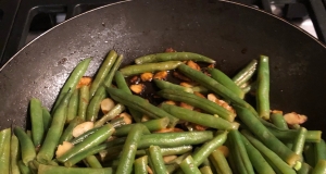 Toasted Almond Green Beans