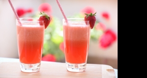 Homemade Strawberry Jam Limeade