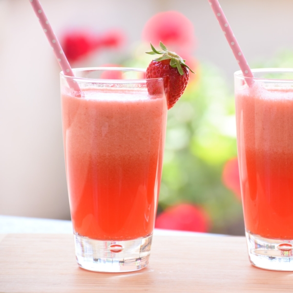 Homemade Strawberry Jam Limeade