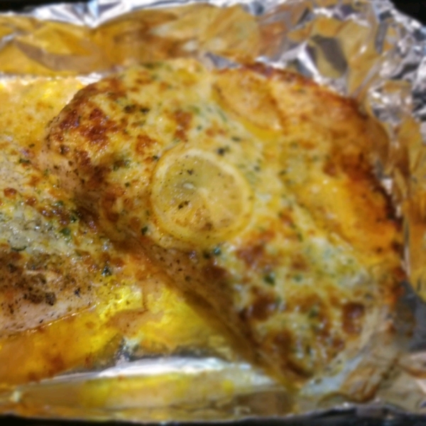 Broiled Grouper Parmesan