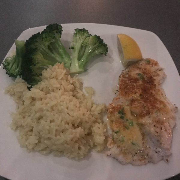 Broiled Grouper Parmesan
