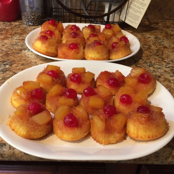 Pineapple Upside-Down Cupcakes