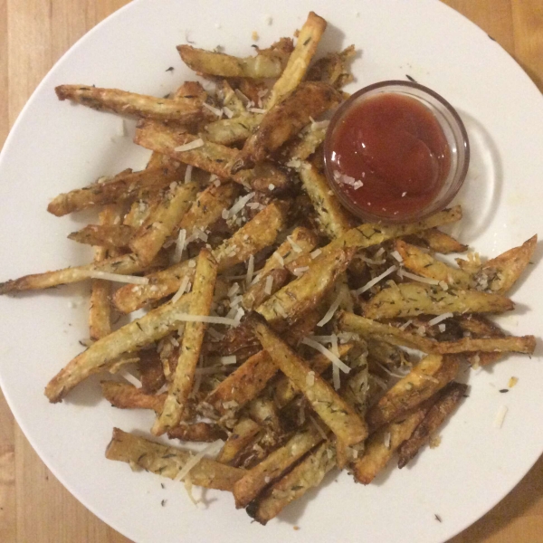 Oven Baked Garlic and Parmesan Fries