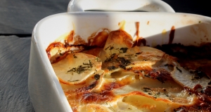 Cheesy Turnip and Potato Gratin