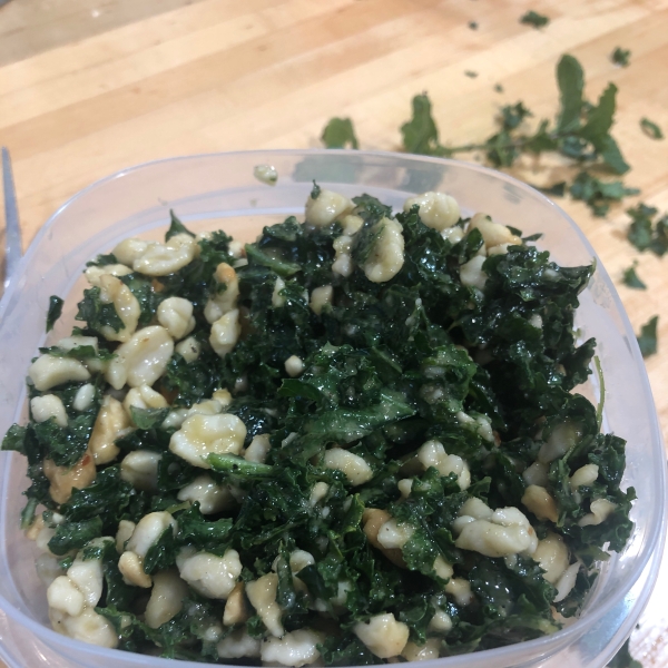 Kale Salad with Peanut Dressing
