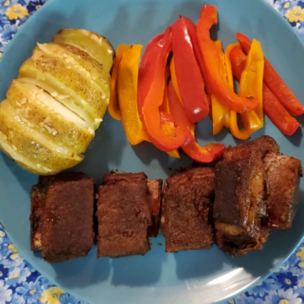 Grilled BBQ Short Ribs with Dry Rub