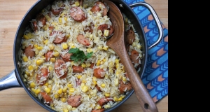 One-Pan Rice and Sausage Skillet