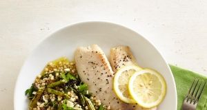 Sorghum Pilaf with Roasted Asparagus