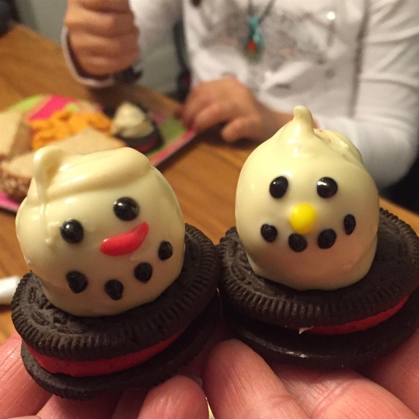 Melting Snowmen OREO Cookie Balls