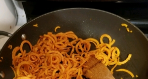 Spiralized Brown Butter Sage Sweet Potato