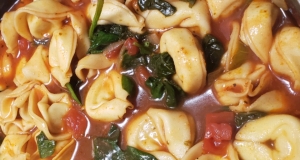Smoked Sausage and Tortellini Soup