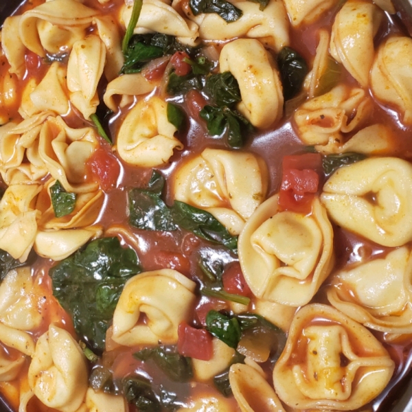 Smoked Sausage and Tortellini Soup