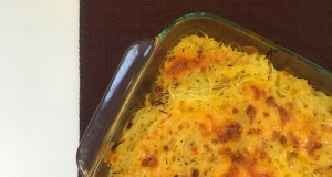 Bacon and Cheese Spaghetti Squash Bake