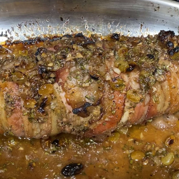 Sweet Bacon Wrapped Pork Loin