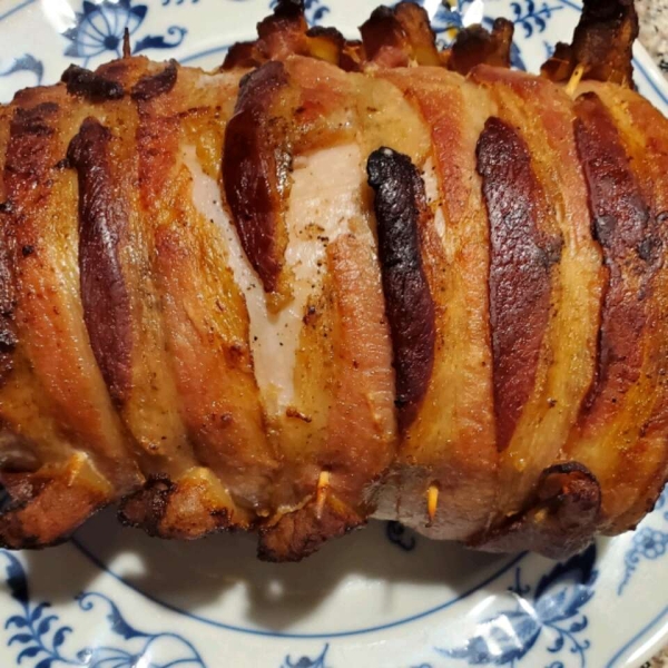 Sweet Bacon Wrapped Pork Loin