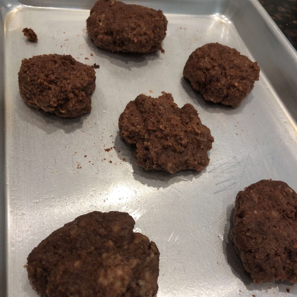 Eggless Chocolate Peanut Butter Cookies