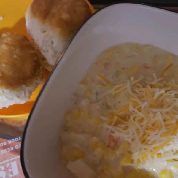 Easy Chicken and Corn Chowder