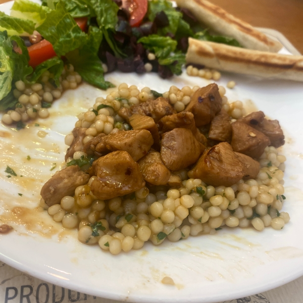 Sweet Chili Lime Chicken with Cilantro Couscous