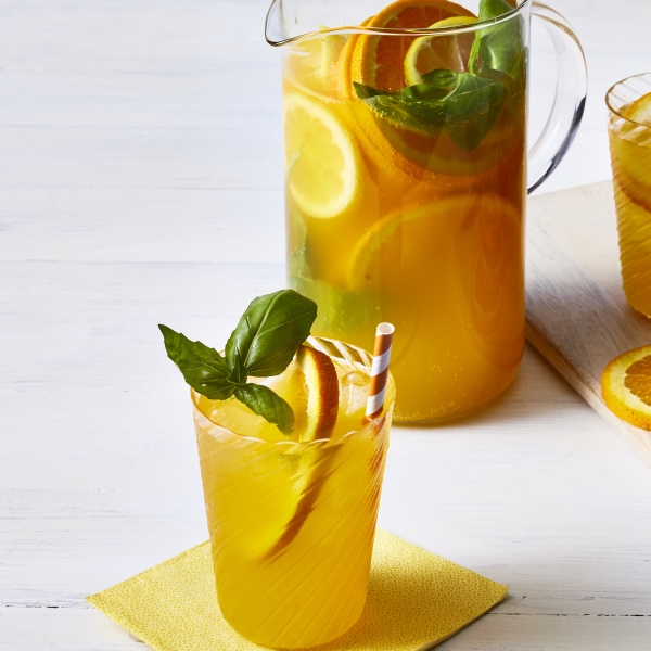 Orange-Basil Sparkler