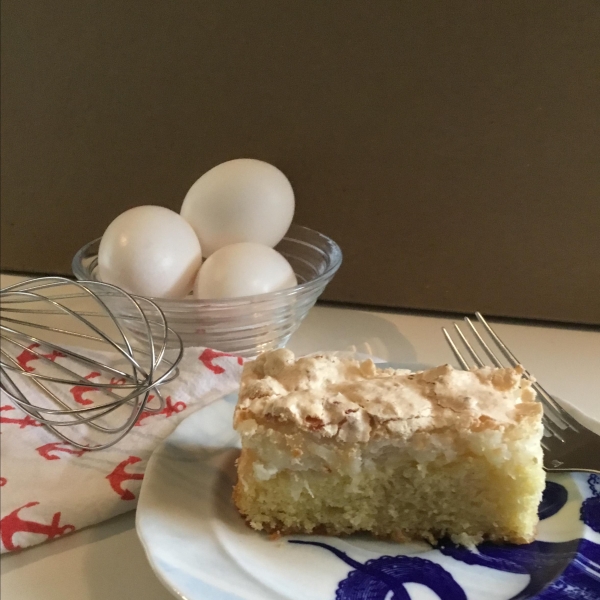 Coconut Meringue Cake