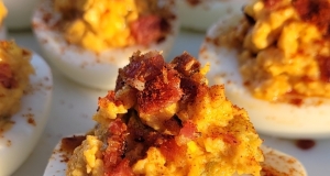 Sweet and Savory Peanut Butter Deviled Eggs