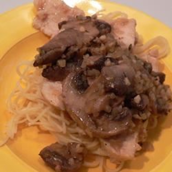 Baked Mushrooms with Thyme and White Wine