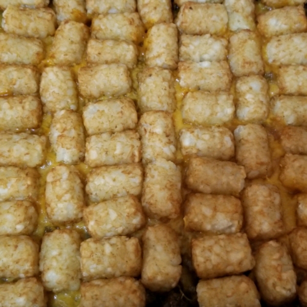 Cheeseburger Casserole with Tater Tots®
