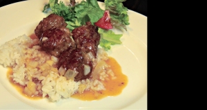 Maple Mustard Meatballs